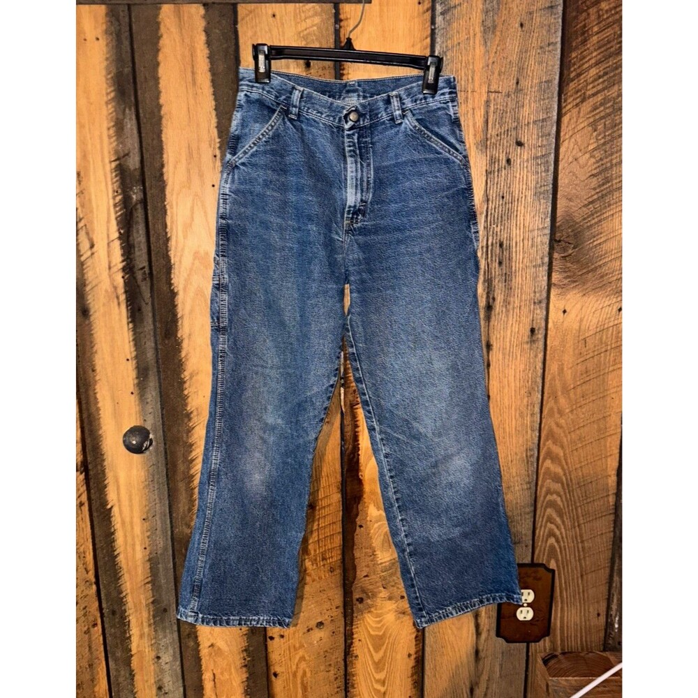 WRG Jean Co Authentic Issue Men’s Relaxed Straight Blue Denim Carpenter Jeans 27